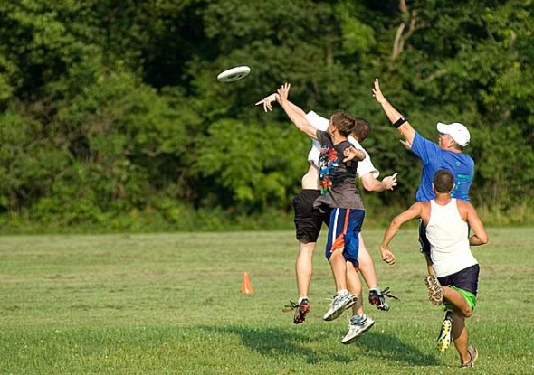 Fun with a frisbee
