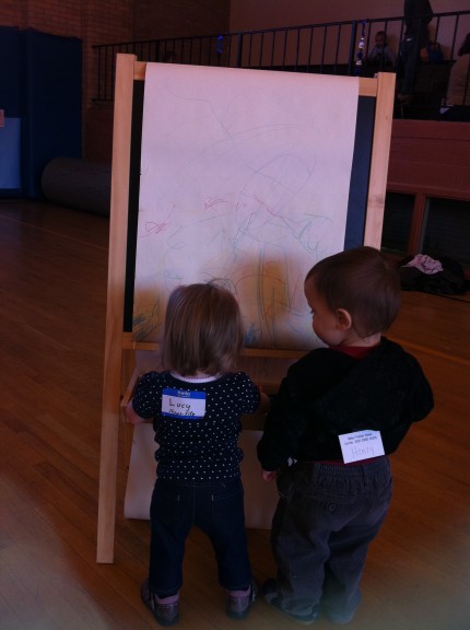 Lucy and Henry share.