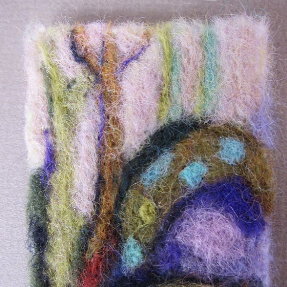 wool landscape by Paula Womacks