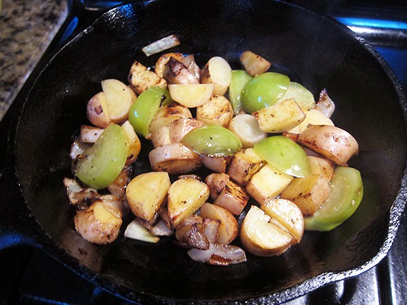 fried potatoes