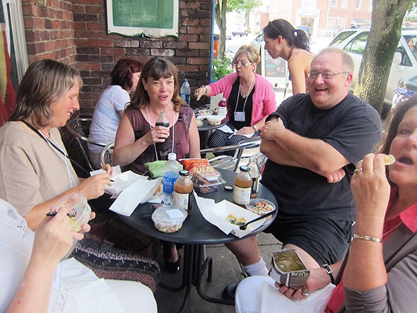 lunch with the authors