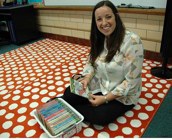New Mills Lawn teacher Jessica Liming is gearing up to facilitate a lot of reading in her third grade class this year.