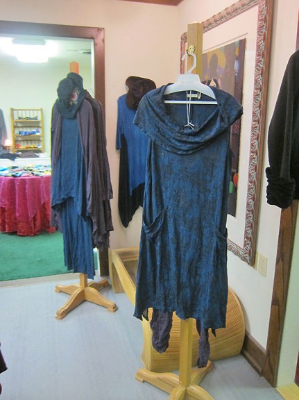 clothes racks at Julia Etta's Trunk