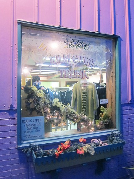 front window at Julia Etta's Trunk
