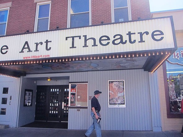 new entrance in blue gray