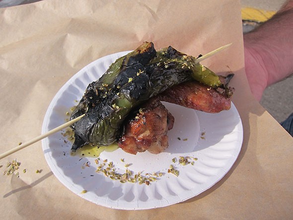 grilled Chicken and Pepper
