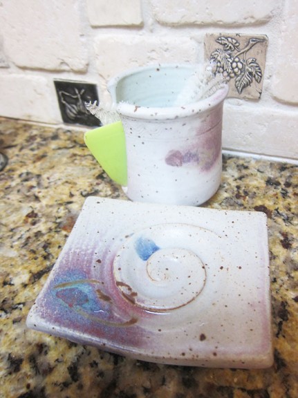 soap and sponge dishes