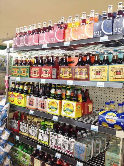 sodas at Tom's checkout