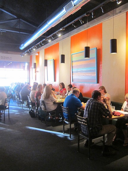 tables at Wheat Penny
