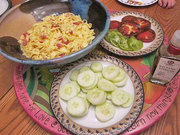 pasta dinner