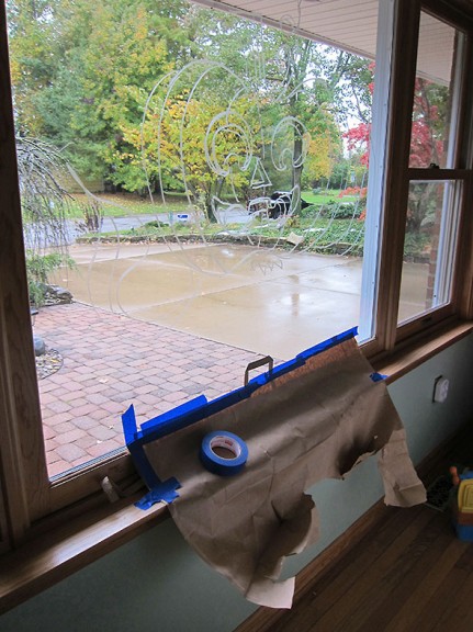 protecting sill and floor