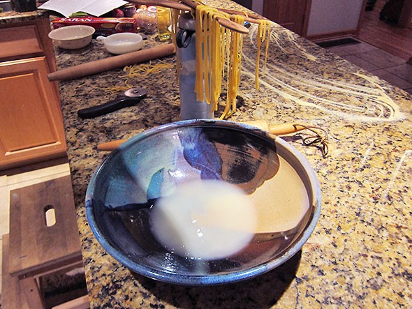 starchy water