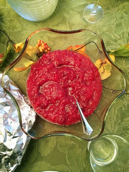 cranberry sauce