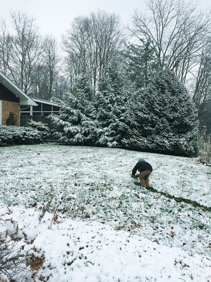 The winter storm system moving across the midwest