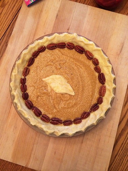 my first pumpkin pie