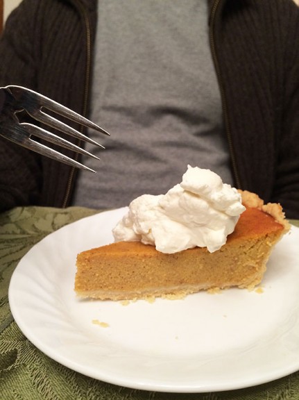 pumpkin pie by niece