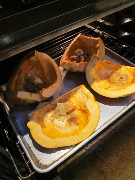 roasting pumpkin