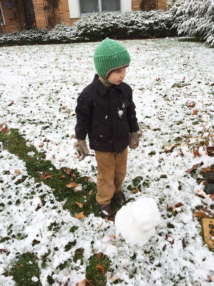 stacking snowman