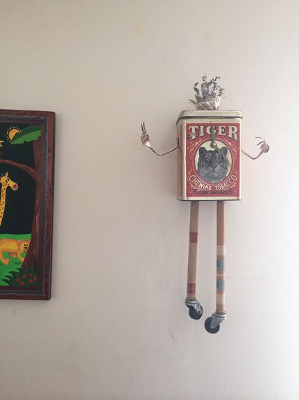 robot clock from The Art Farm