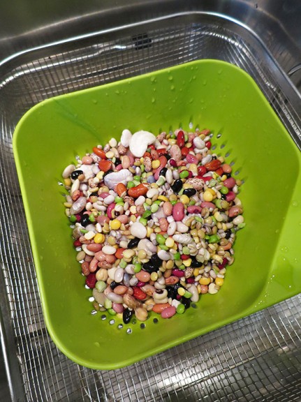 soaked beans