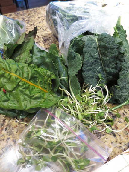 Spring greens