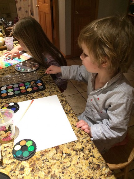 joining in the painting