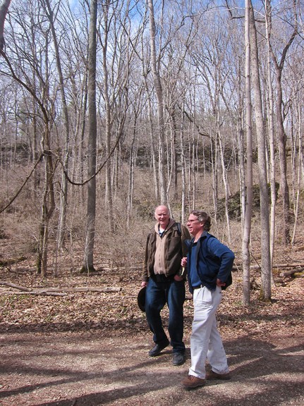 along the Carriage Path