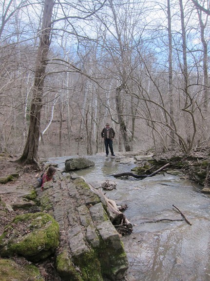at the Waterfall
