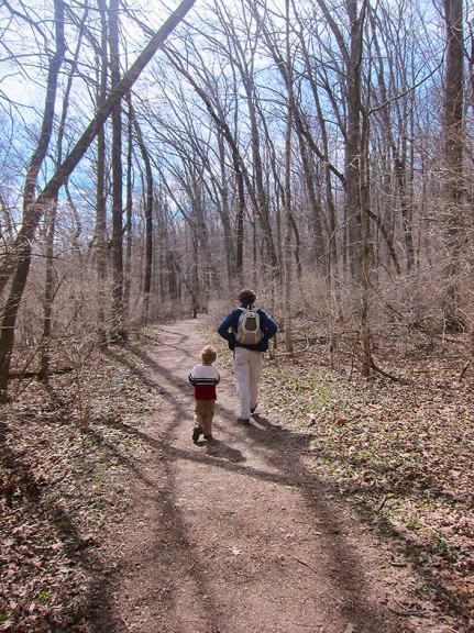 hiking buddies