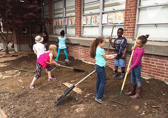 First Grade Garden Project
