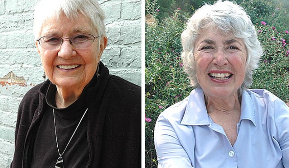 Mary Agna, left, and Macy Reynolds, were recently nominated to the Greene County Women’s Hall of Fame for their work in healthcare (Agna) and horticulture (Reynolds). The women will be inducted into the Hall of Fame on Saturday, Sept. 24, at the Walnut Grove Country Club in Xenia. The deadline for reservations is Sept. 17. (Photos by Megan Bachman)