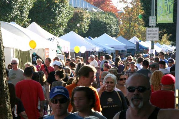 Because of the continuing situation brought on by the coronavirus epidemic, the 2020 Spring Street Fair has been canceled. (Archive photo by Megan Bachman)