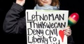 A Wisconsin statehouse protester photographed by Kevin Miyazaki, whose portaits of others who opposed the state’s budget repair bill in early 2011 will appear in a show opening at the Emporium this Saturday, Jan. 7, at 6 p.m.