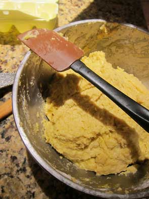 challah dough after mixing