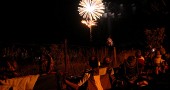 Fireworks from the 2012 display at Gaunt Park. (Photo by Suzanne Szempruch)c