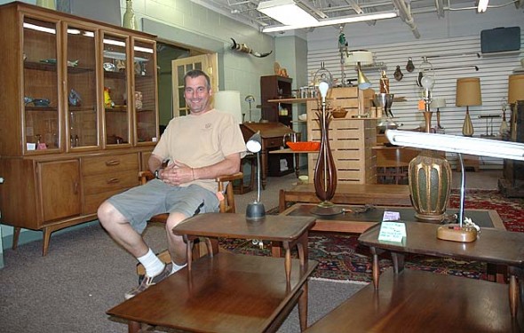 Terry Fox recently opened Atomic Fox in Kings Yard. The new store specializes in mid-20th century furniture.