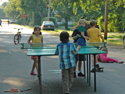 Yellow Springs feature photo: Playing in the street