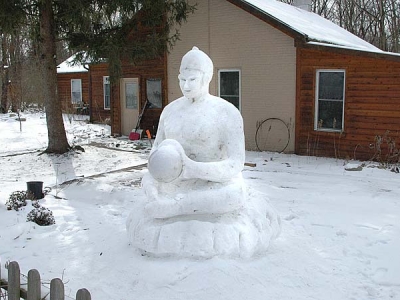 The buddha's cold smile