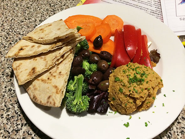 hummus plate