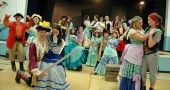 The Yellow Springs High School Drama Club and the YSHS Theatre Arts Association present Gilbert & Sullivan’s “Pirates of Penzance” at the Mills Lawn Auditorium on March 21–23. (Photo by Megan Bachman)