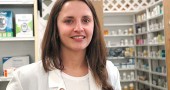 Emma Robinow, whose mentor was the late Tim Rogers, is the new pharmacist at Town Drug. (Photo by Carol Simmons)