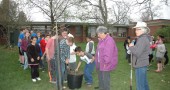 Mills Lawn students planted trees on school grounds in celebration of Arbor Day on April 25.