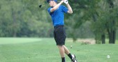 Bulldog golfer Liam Weigand shot an even 46 on both halves of Springfield’s Reid North Golf Course during a tournament held on Saturday, Sept. 6. (photo by Lauren Heaton)