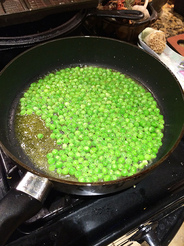 frozen peas