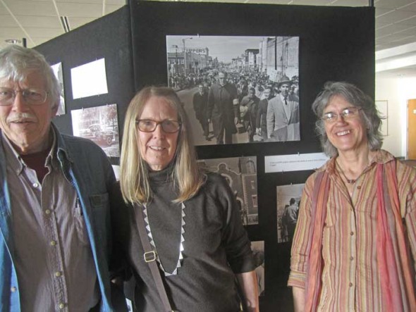 Patti Dallas was recently surprised to find a photo of her father, Meredith, in an Asheville, N.C. exhibit of the work of James Barker. The photo showed Dallas at the historic civil rights march in Selma, Ala.