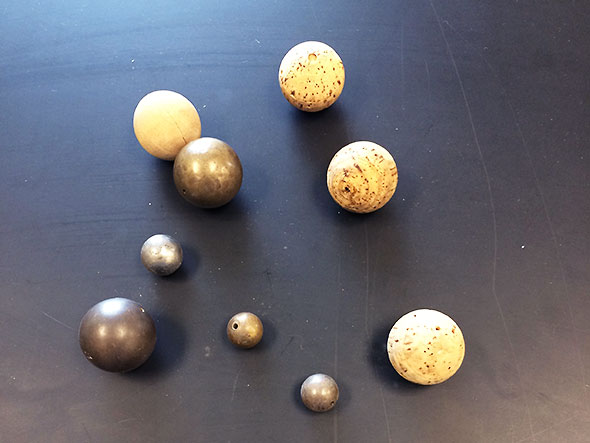 spheres modeling planets