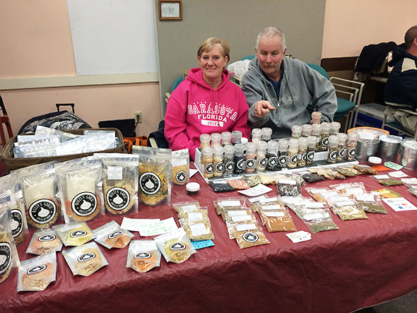 Weezys Garlic Spices And More at the winter farmers market