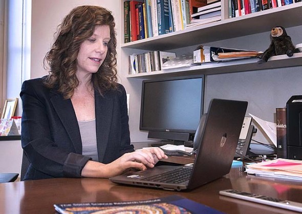 Dr. Jennie Noll of Penn State University has been researching how children and teens expose themselves to sexual predators online. (Submitted photo by  Patrick Mansell, Penn State)