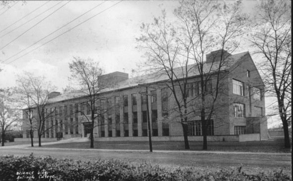 The Antioch College Science Building, built in 1930. (photo from the Council of Independent Colleges)