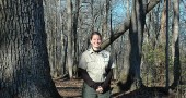 Susan Smith is Glen Helen’s full-time ranger. Her daily routine entails the work of a peace officer, ecologist, guide and land steward, and her background makes her especially suited to the job. The Glen has always been a special place to her, she said, so despite the occasional trouble she has to attend to, the chance to be a ranger in a place so personally meaningful is a rewarding and emotional opportunity. (Photo by Dylan Taylor-Lehman)